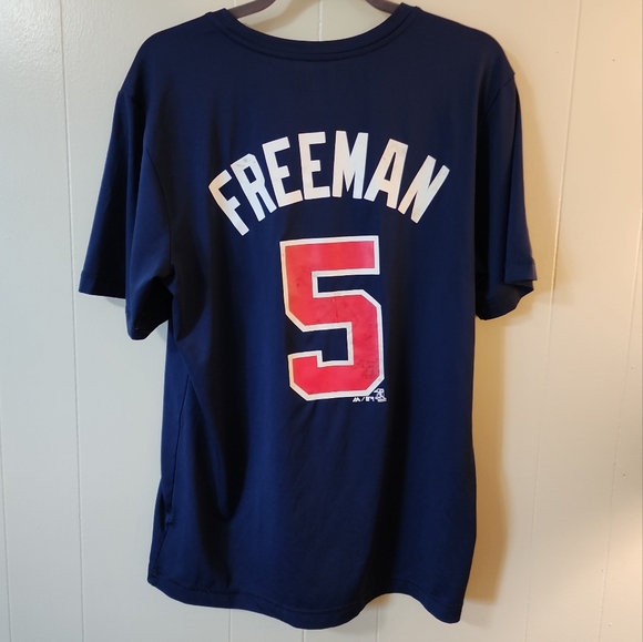 Majestic Cool Base "Atlanta Braves Freddie Freeman" Team T-Shirt (Medium) - Picture 3 of 8